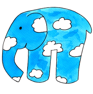 Originele Elephants illustraties